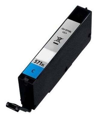 Compatible CLi-571CXL 0332C001 Cyan Ink Cartridge for Canon Printers