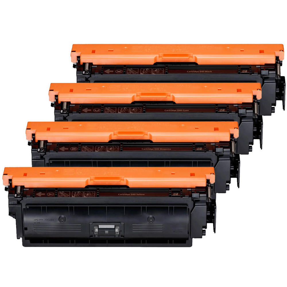 4 Pack - Compatible 040 BCMY Toner Multipack for Canon Printers
