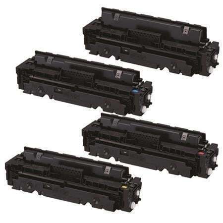 4 Pack - Compatible 054 BCMY Toner Multipack for Canon Printers
