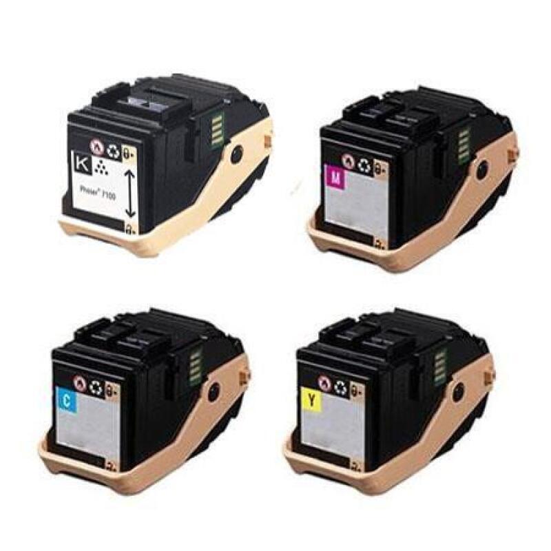 4 Pack - Compatible 106R02598/599/600/601 BCMY Toner Multipack for Xerox Printers