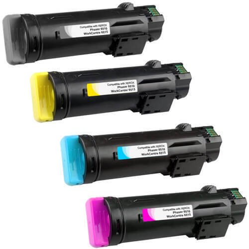 4 Pack - Compatible 106R03476/73/74/75 BCMY Toner Multipack for Xerox Printers