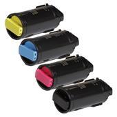 5 Pack - Compatible 106R03876/70/71/72 BCMY Toner Multipack + Extra Black for Xerox Printers
