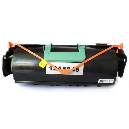 Compatible 12A5845 Black Toner Cartridge for Lexmark Printers