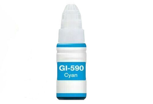 Compatible Gi-590C 1604C001 Cyan Ink Bottle for Canon Printers