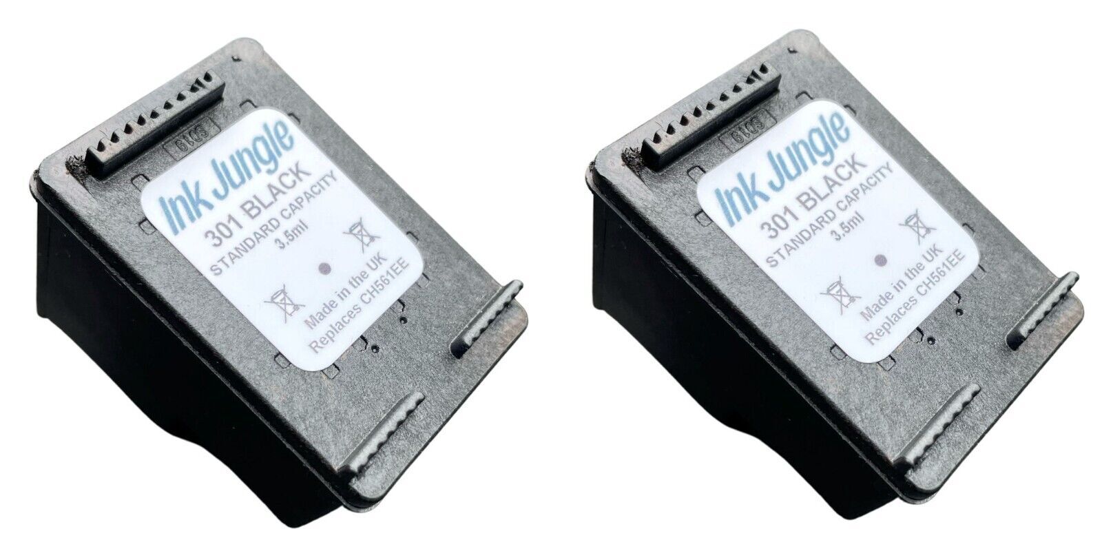 Twin Pack - Compatible 301XL B/CMY Hi Cap Ink Multipack for HP Printers