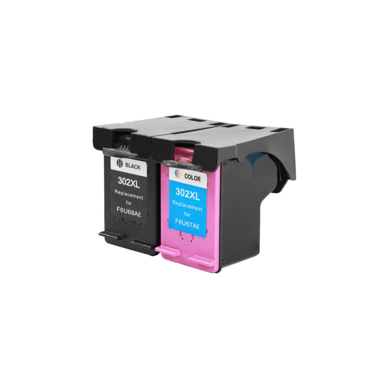 Twin Pack - Compatible 302XL B/CMY Hi Cap Ink Multipack for HP Printers