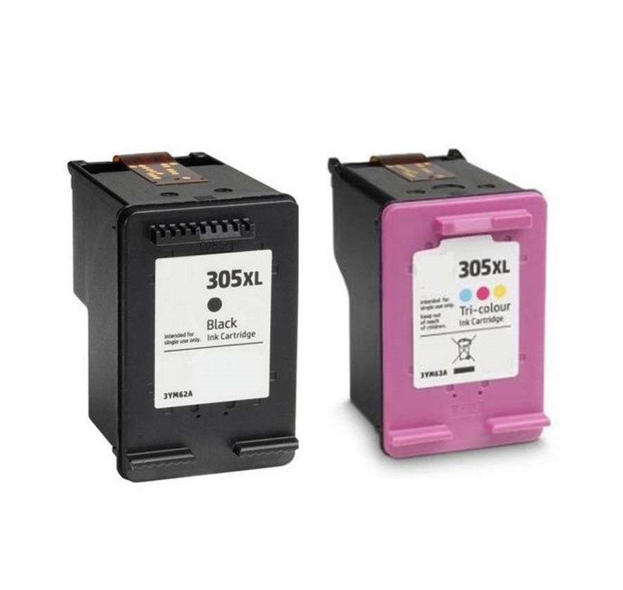 Twin Pack - Compatible 305XL B/CMY Hi Cap Ink Multipack for HP Printers