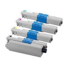 4 Pack - Compatible 44469804/722/723/724 BCMY Toner Multipack for Oki Printers