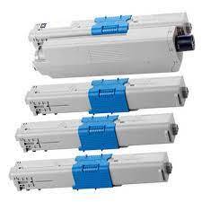 4 Pack - Compatible 44973512/09/10/11 BCMY Toner Multipack for Oki Printers
