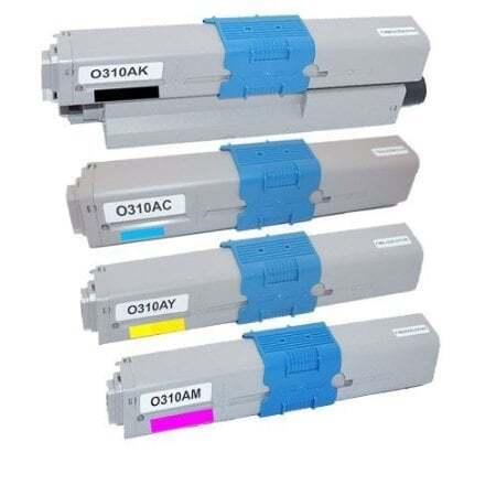 5 Pack - Compatible 44973536/33/34/35 BCMY Multipack + Extra Black for Oki Printers