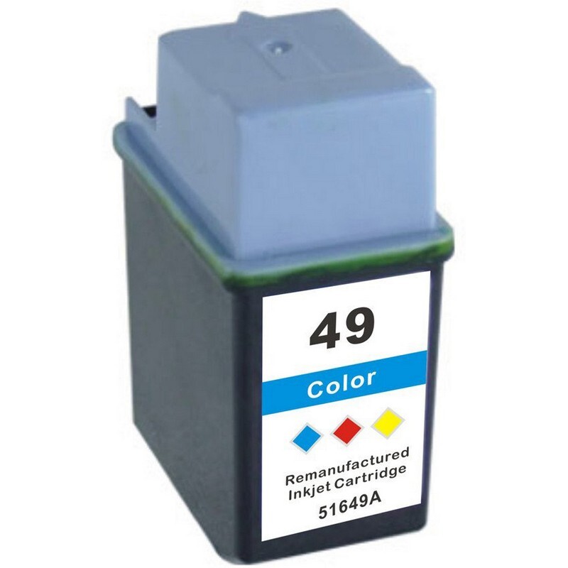 Compatible 49 51649A Tri Colour Ink Cartridge for HP Printers