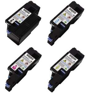 4 Pack - Compatible 593-11016/17/18/19 BCMY Toner Multipack for Dell Printers