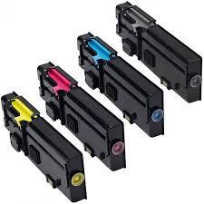 4 Pack - Compatible 593-11119/20/21/22 BCMY Toner Multipack for Dell Printers