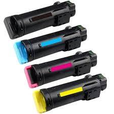 4 Pack - Compatible 593-BBRZ/BBSF/BBRT/BBRW BCMY Toner Multipack for Dell Printers