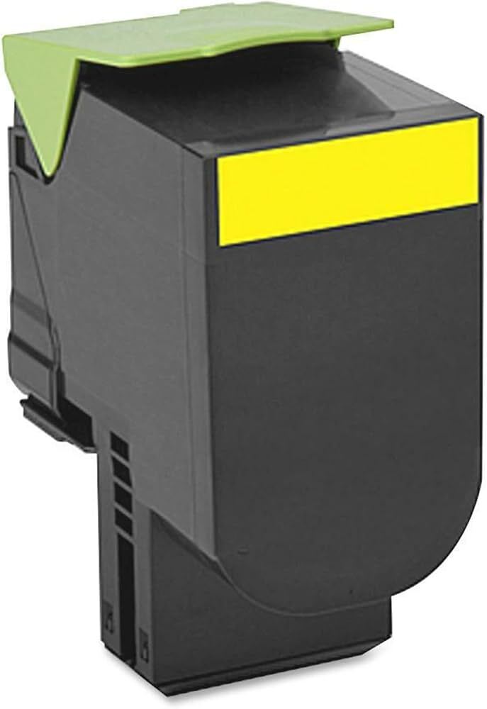 Compatible 700H4 70C0H40 Yellow Toner Cartridge for Lexmark Printers