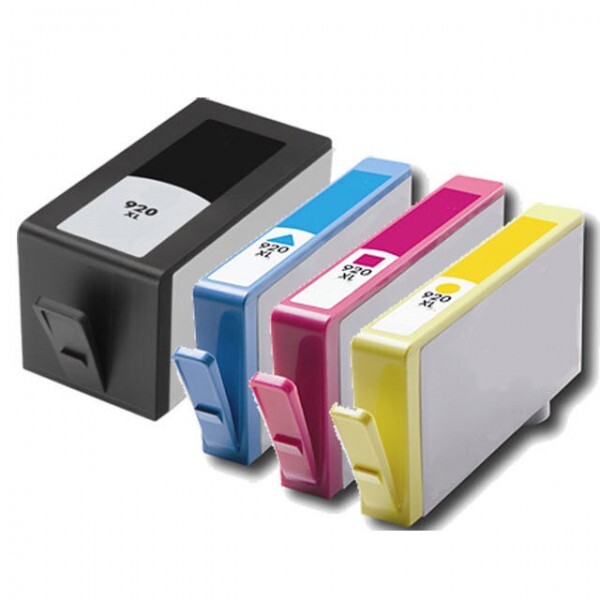 4 Pack - Compatible 920XL BCMY Ink Multipack for HP Printers