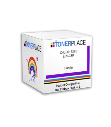 Compatible C43S015375 Purple Ribbon for Epson Printers