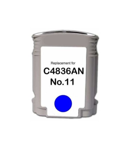 Compatible 11 C4836A Cyan Ink Cartridge for HP Printers