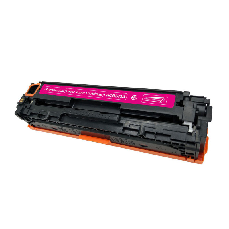 Compatible 125A CB543A Magenta Toner Cartridge for HP Printers