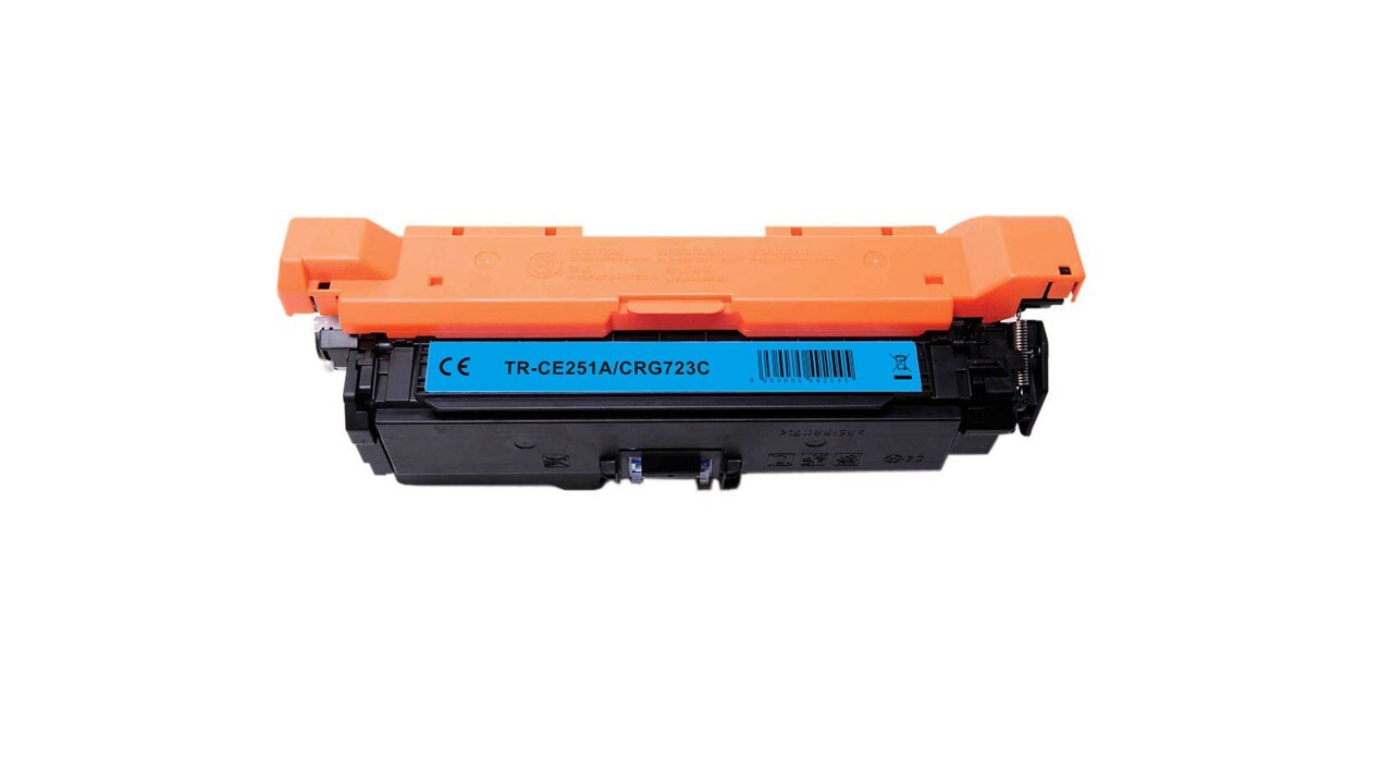 Compatible 504A CE251A Cyan Toner Cartridge for HP Printers