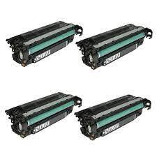 4 Pack - Compatible 649X Multipack CE260X/CE261A/CE262A/CE263A BCMY Toner for HP Printers