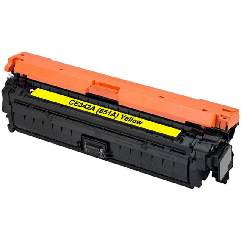 Compatible 651A CE342A Yellow Toner Cartridge for HP Printers