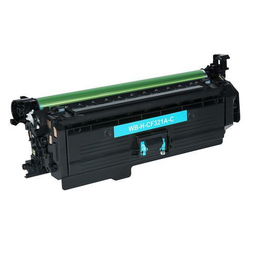 Compatible 653A CF321A Cyan Toner Cartridge for HP Printers