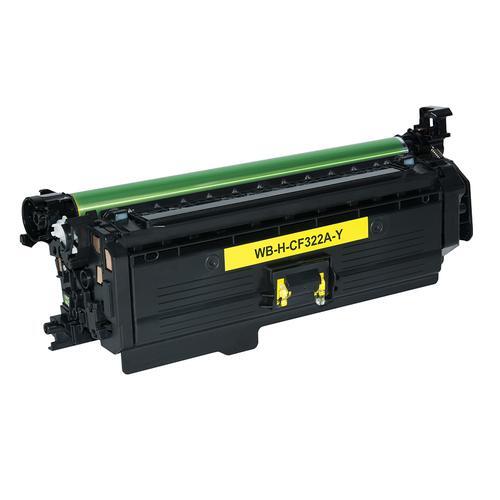 Compatible 653A CF322A Yellow Toner Cartridge for HP Printers