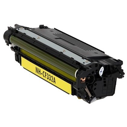 Compatible 654A CF332A Yellow Toner Cartridge for HP Printers