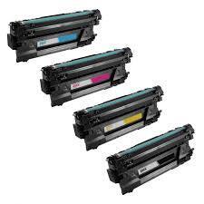 4 Pack - Compatible 656X Multipack CF460X/CF461X/CF462X/CF463X BCMY Toner for HP Printers