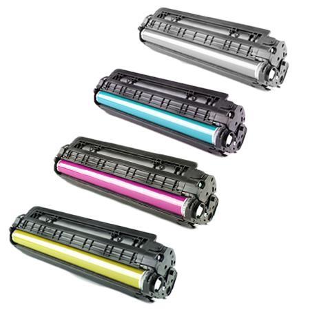 4 Pack - Compatible 657X Multipack CF470X/CF471X/CF472X/CF473X BCMY Toner for HP Printers