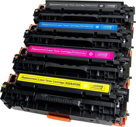4 Pack - Compatible 205A Multipack CF530/1/2/3A BCMY Toner for HP Printers