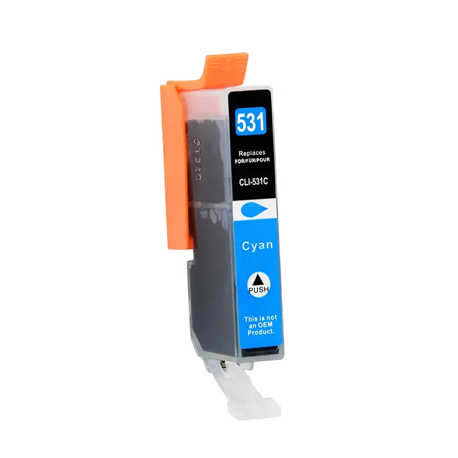 Compatible CLI-531C Cyan Ink Cartridge for Canon Printers