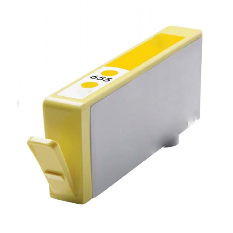 Compatible 655 CZ112AE Yellow Ink Cartridge for HP Printers