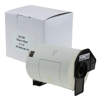 Compatible DK11241 Shipping Labels 102mm x 152mm for Brother Thermal Printers