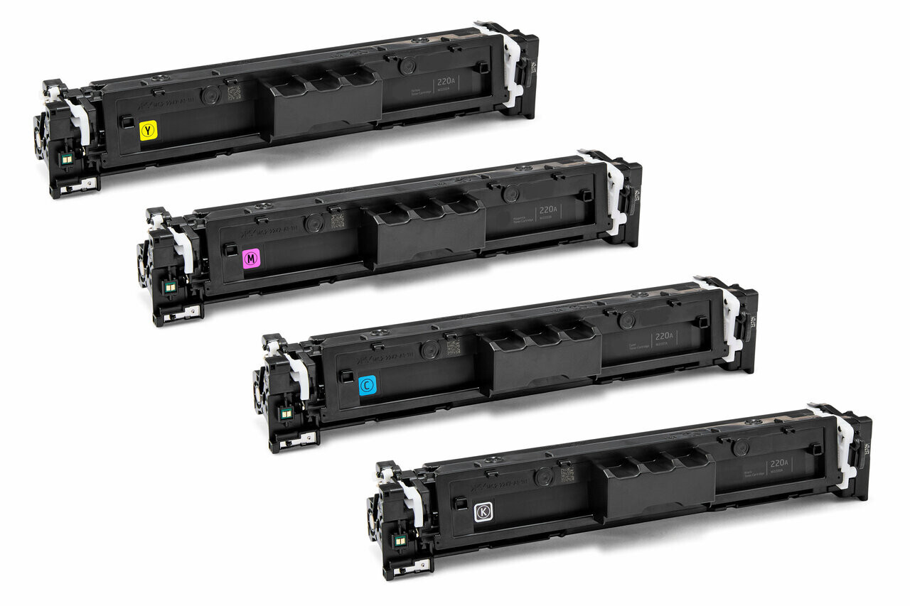 4 Pack - Compatible 220X Multipack W2200X/W2201/W2202/W2203 BCMY Toner for HP Printers