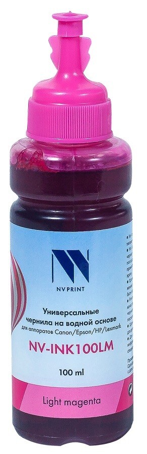 Compatible INK100 Magenta Pigment Ink Bottle for HP Printers