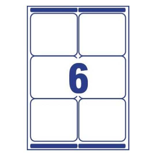 Compatible L7166-100 A4 Sheets 6 Labels per Sheet 99.1mm x 93.1mm