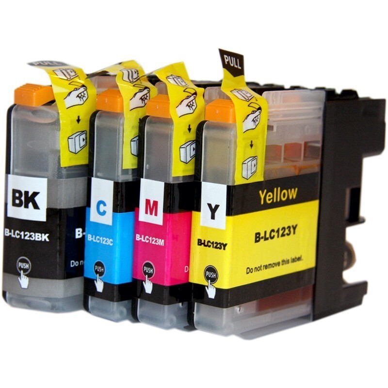 5 Pack - Compatible LC123VALBP BBCMY Ink Multipack + Extra Black for Brother Printers