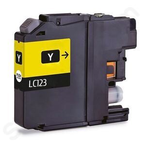 Compatible LC123Y Yellow Ink Cartridge for Brother Printers