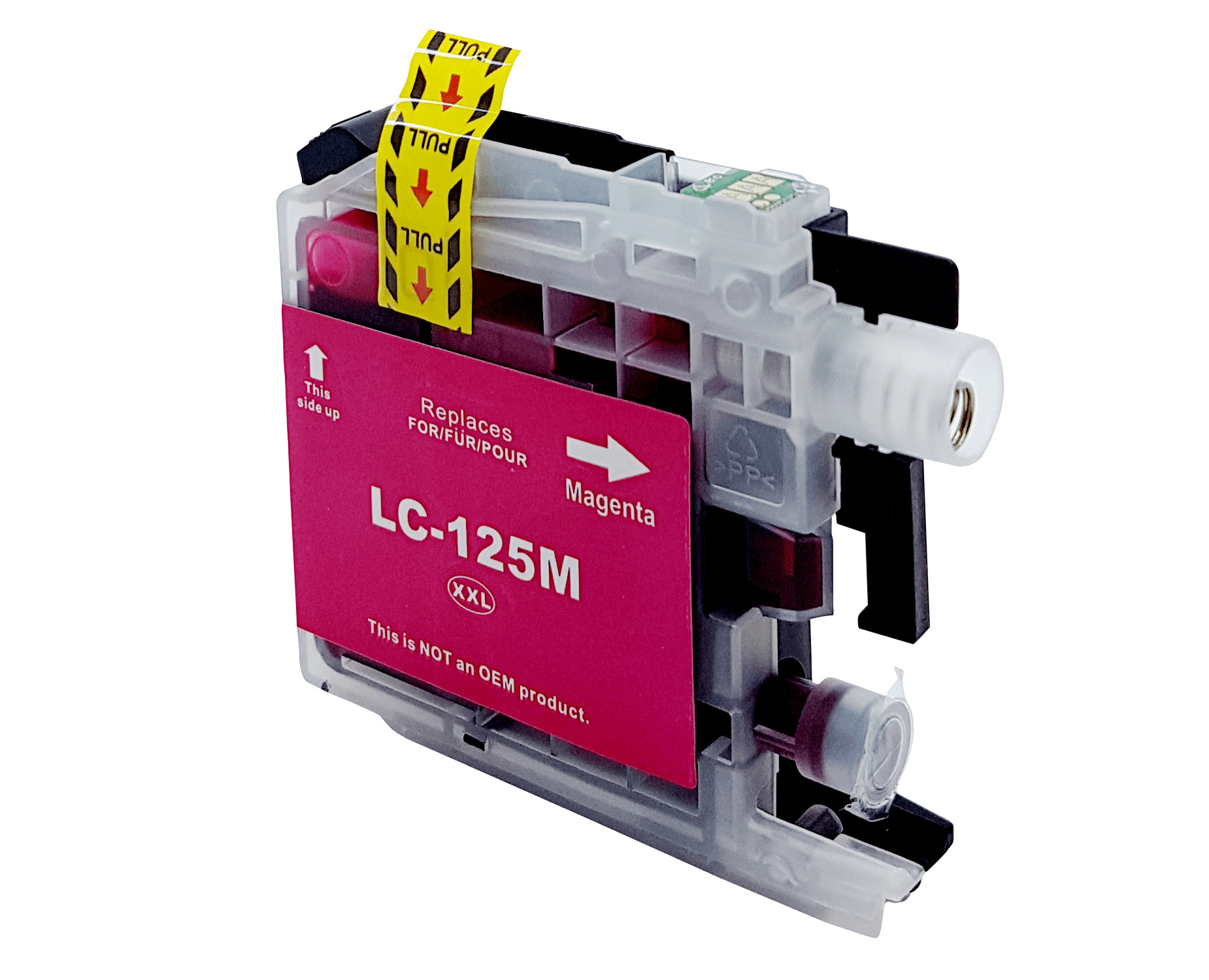 Compatible LC125XLM Magenta Ink Cartridge for Brother Printers