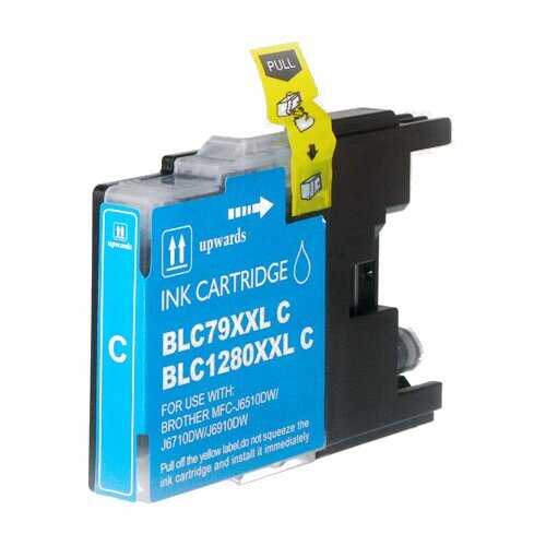 Compatible LC1280XLC Cyan Ink Cartridge for Brother Printers