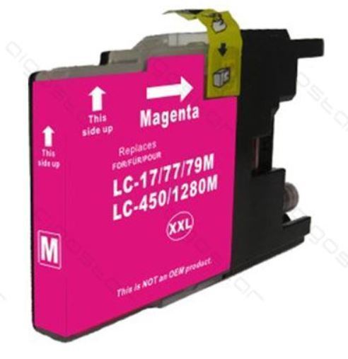 Compatible LC1280XLM Magenta Ink Cartridge for Brother Printers