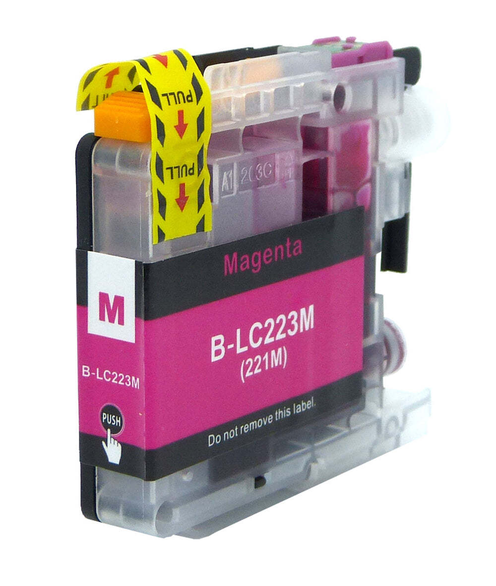 Compatible LC223M Magenta Ink Cartridge for Brother Printers