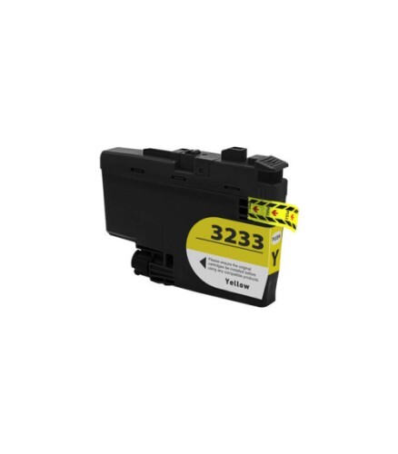 Compatible LC3233Y Yellow Ink Cartridge for Brother Printers