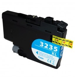 Compatible LC3235XLC Cyan Ink Cartridge for Brother Printers