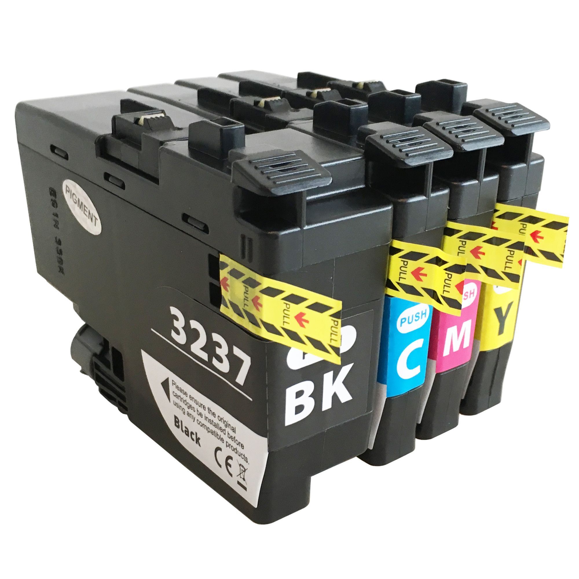 4 Pack - Compatible LC3237 BCMY VALBP Ink Multipack for Brother Printers