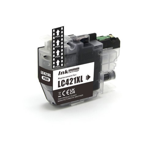 Compatible LC421XLBK Black Ink Cartridge for Brother Printers