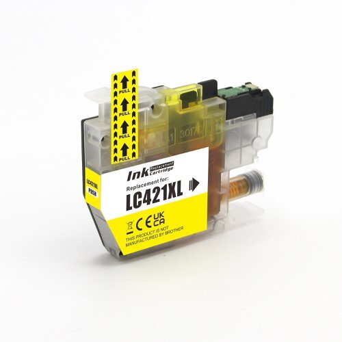 Compatible LC421XLY Yellow Ink Cartridge for Brother Printers