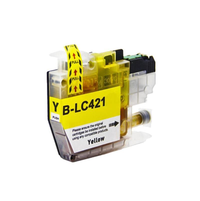Compatible LC421Y Yellow Ink Cartridge for Brother Printers